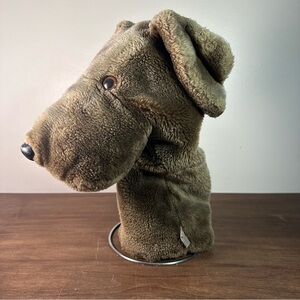 Daphne's Silver Lab Dog Headcover Driver Golf Head Cover Club Cover Plush